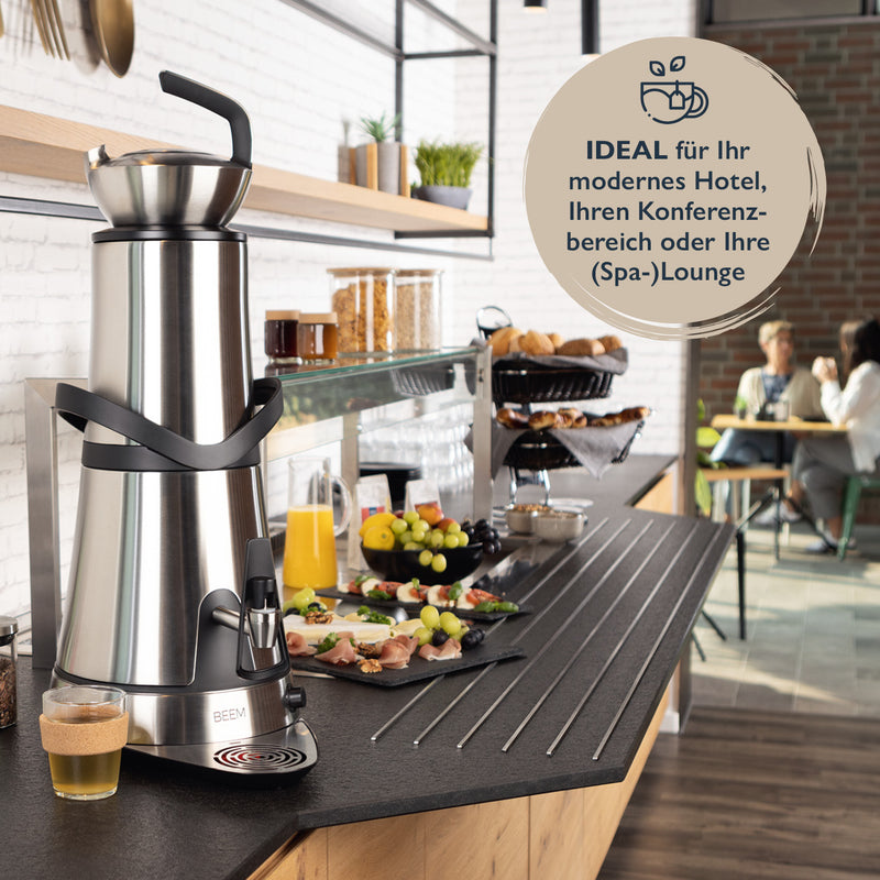 BEEM Samowar Amira mit Dispenser 10 l - Edelstahl