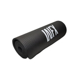 #DoYourFitness Fitnessmatte - In- & outdoor - Yoga, Gymnastik & Co. - 183 x 61 x 0,8 cm - Schwarz