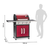 LANDMANN Gasgrill Triton PTS 3.0 - Bordeaux