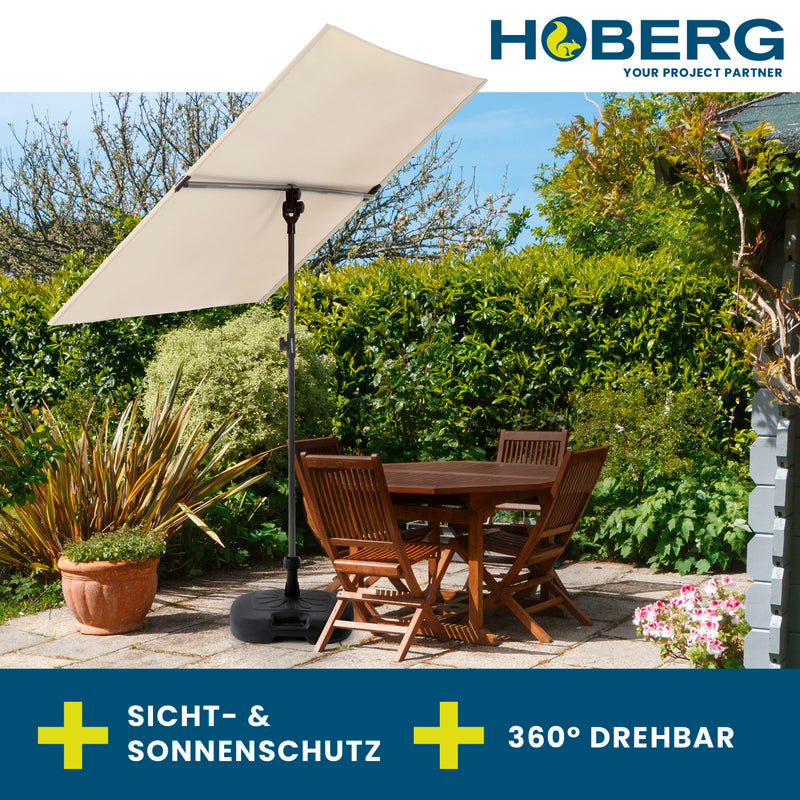 Hoberg flexibler Sonnenschirm - Beige