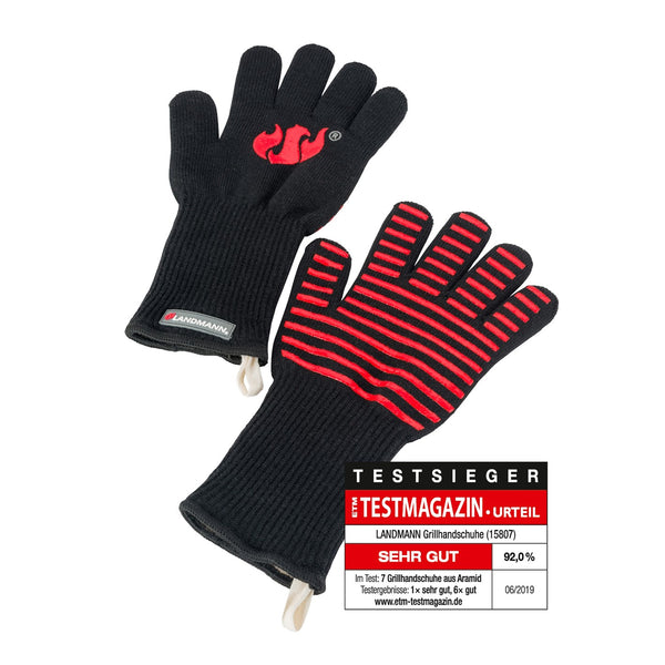 LANDMANN Grillhandschuhe - schwarz