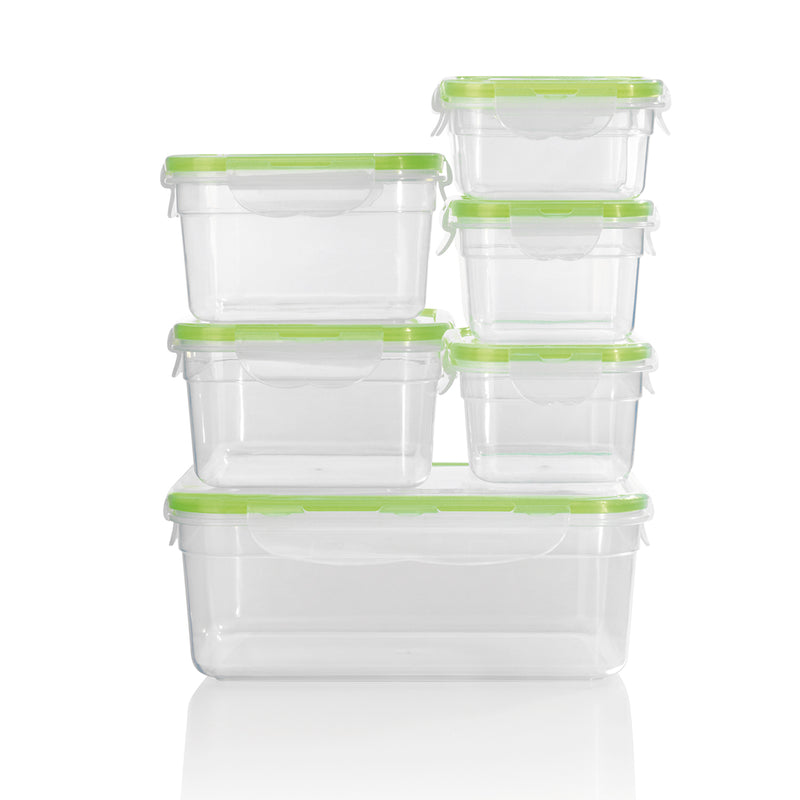 GOURMETmaxx Frischhaltedosen Klick-it - 14-tlg. - transparent