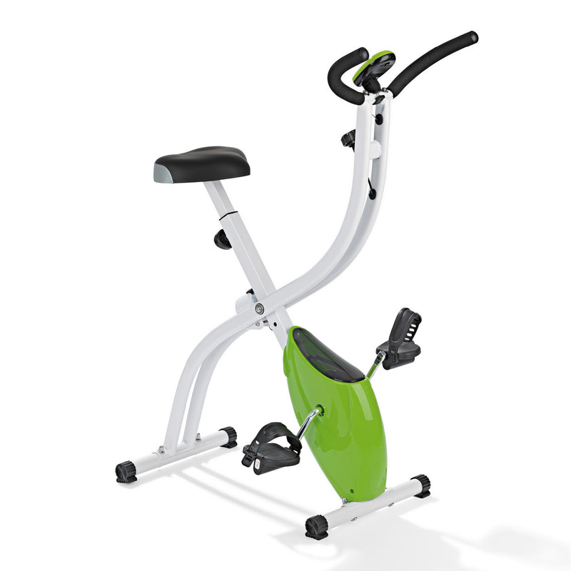 VITALmaxx Heimtrainer mit magnetischer Bremse - limegreen/weiß