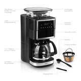 FRESH-AROMA-PERFECT III  Filterkaffeemaschine mit Mahlwerk - Glas