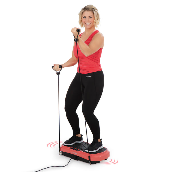 syltfit Vibrationstrainer Kompakt - 4-tlg. - koralle - präsentiert von Beatrice Egli