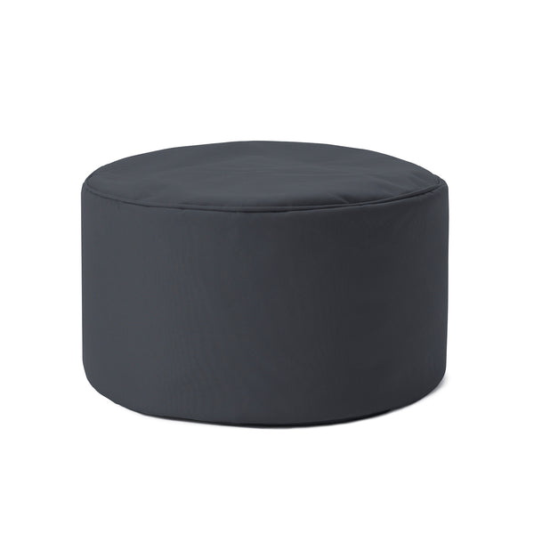 LUMALAND Sitzsack Pouf (50 L) in Stahlgrau, leichter und vielseitiger Sitzhocker für drinnen und draußen mit pflegeleichtem Material.