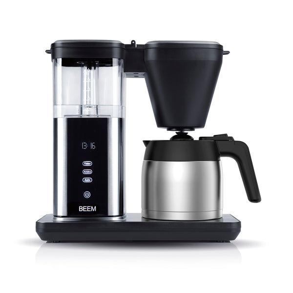 BEEM DIRECT-BREW Filterkaffeemaschine - Thermo mit digitalem Display, Wasserstandsanzeige und Thermokanne für bis zu 10 Tassen Kaffee.