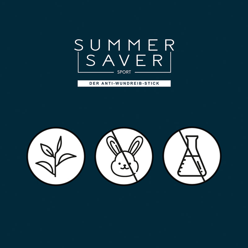 SUMMERSAVER Kosmetikum - Anti-Wundreib-Stick - Sport - 2er-Set (je 25 g)