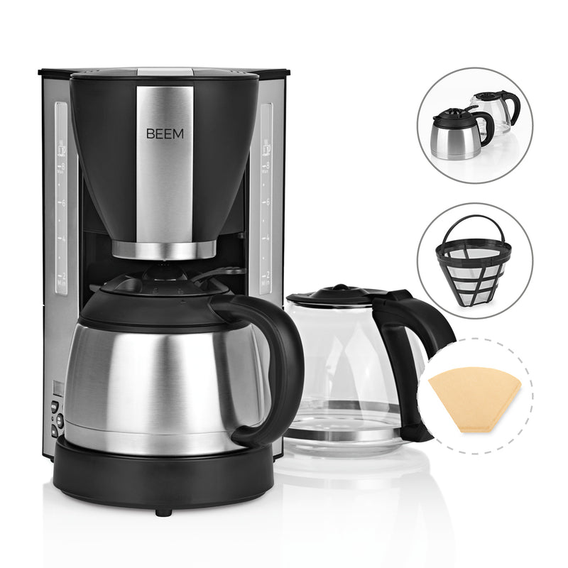 FRESH-AROMA-SELECT Filterkaffeemaschine - Duo | BASIC SELECTION | Kaffeemaschine | Glaskanne und Isolierkanne