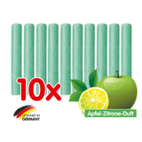 EASYmaxx Duftsteine für WC-Bürste - 10er-Set - Apfel-Zitrone