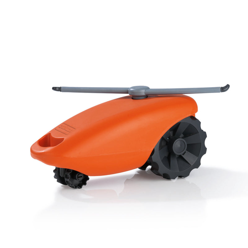 GARVIDA Rasensprenger mit Wasserstopp-Schalter - selbstfahrend - orange
