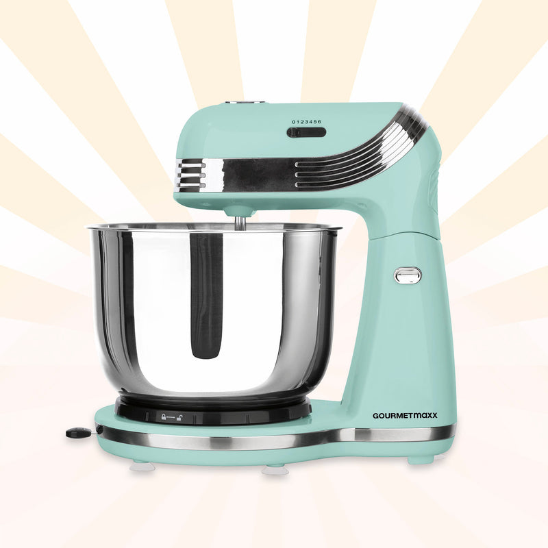 GOURMETmaxx Küchenmaschine Retro - Mint