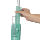CLEANmaxx Spray-Mopp - 2 Kammer-System - Inkl. Mikrofaser-Reinigungstücher + Ersatz-Tücher - türkis
