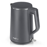 MAXXMEE Wasserkocher "Cool touch" - 1,5 l Füllmenge - cool grey