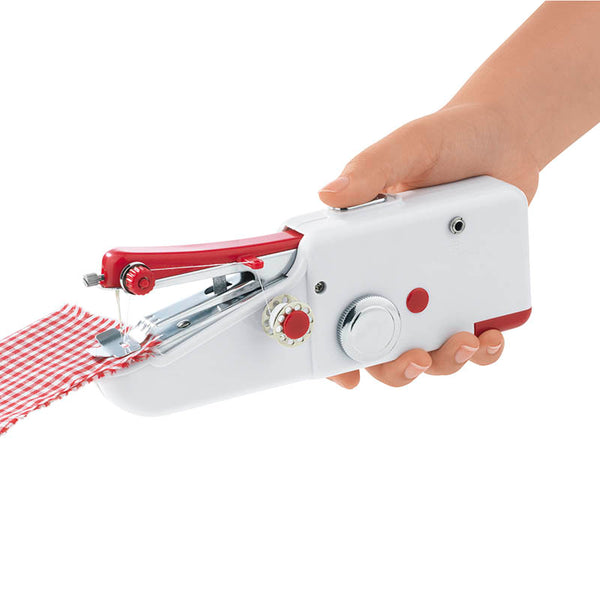 EASYmaxx Hand-Nähmaschine Kompakt - 9-teiliges Set- weiß