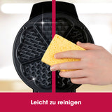 GOURMETmaxx Waffeleisen Herz - schwarz/Edelstahl