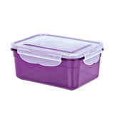 GOURMETmaxx Frischhaltedosen Klick-it - 14-tlg. - lila/transparent