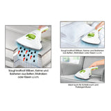 CLEANmaxx Milben-Handstaubsauger mit UV-C-Licht 300W - Weiß/Limegreen