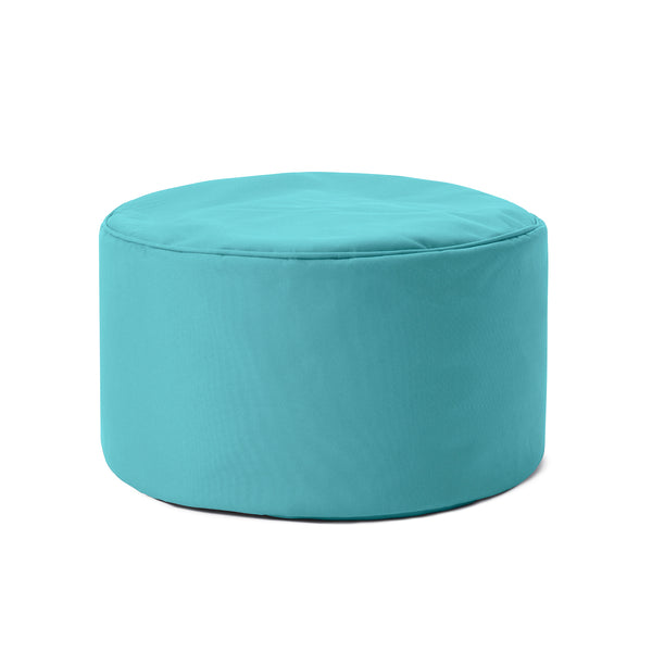 LUMALAND Sitzsack Pouf (50 L) in Aquamarin, leicht, wetterfest, multifunktional für In- und Outdoor mit hochwertiger EPS-Füllung.