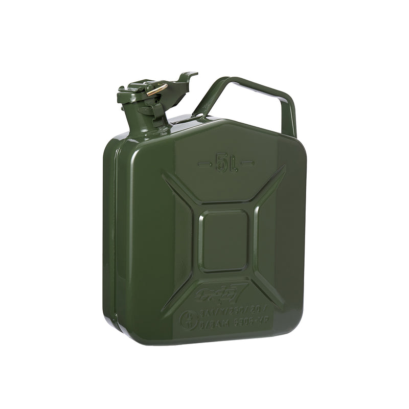 Oxid7® Metall Benzinkanister Kraftstoffkanister olivgrün 5 Liter