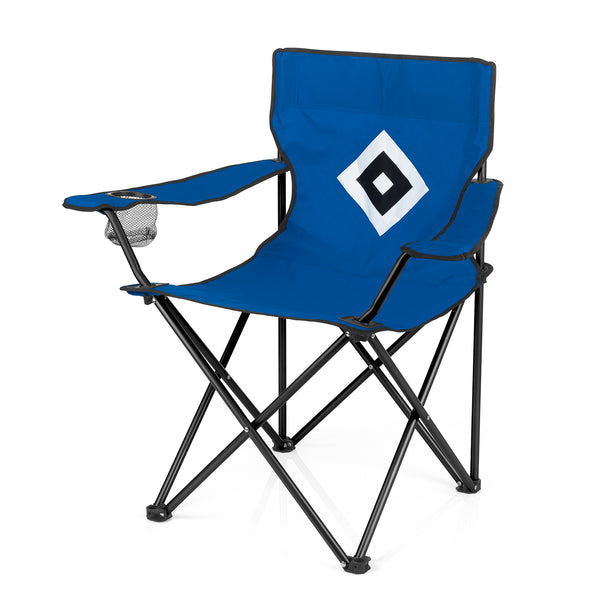 HSV Campingstuhl faltbar mit Logo - 80x50 cm - blau