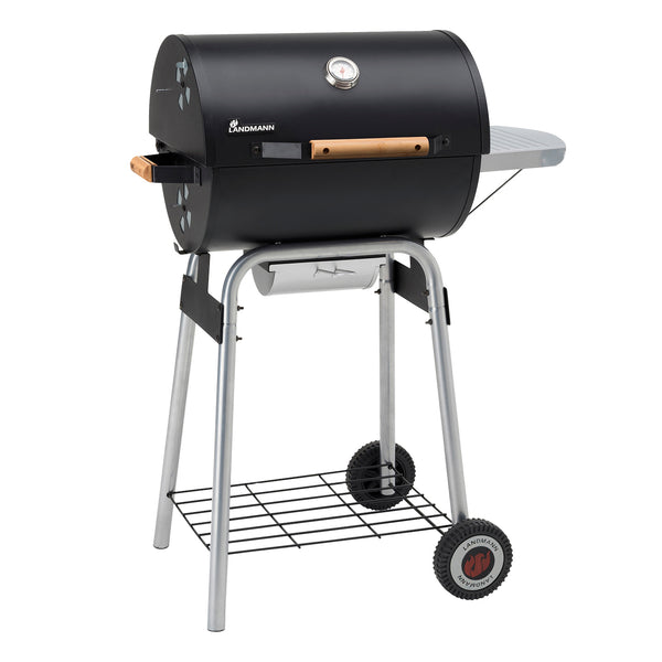 LANDMANN Holzkohle-Barrelgrill CG-III-440BK