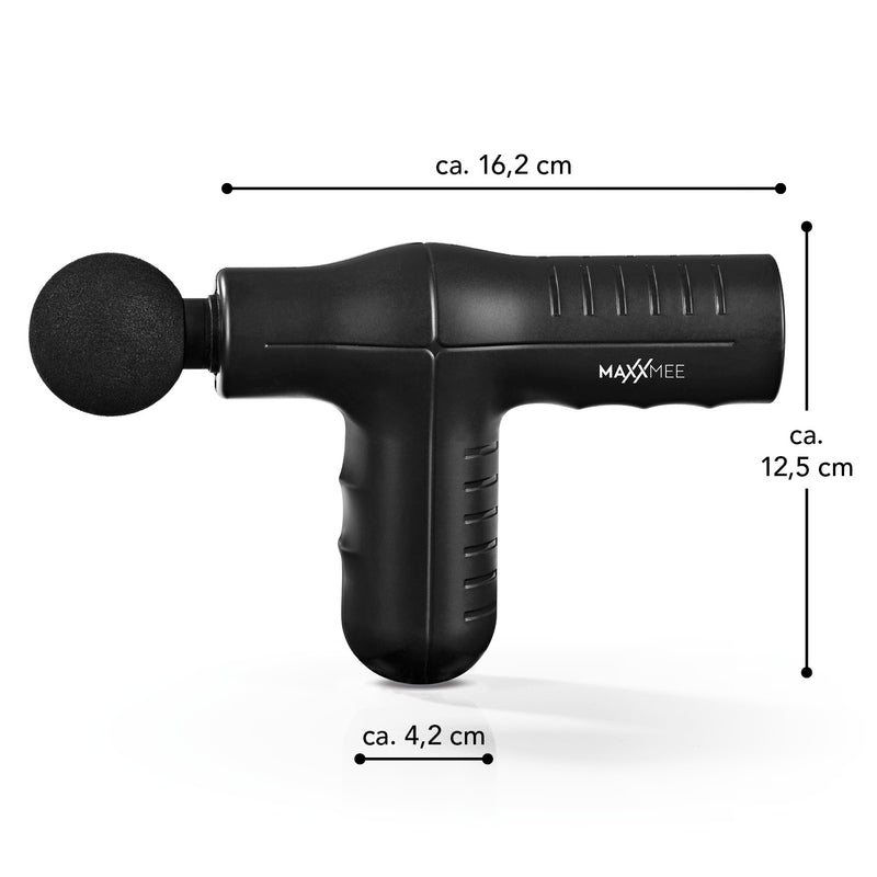 MAXXMEE Mini-Massage Gun Smart Grip - schwarz