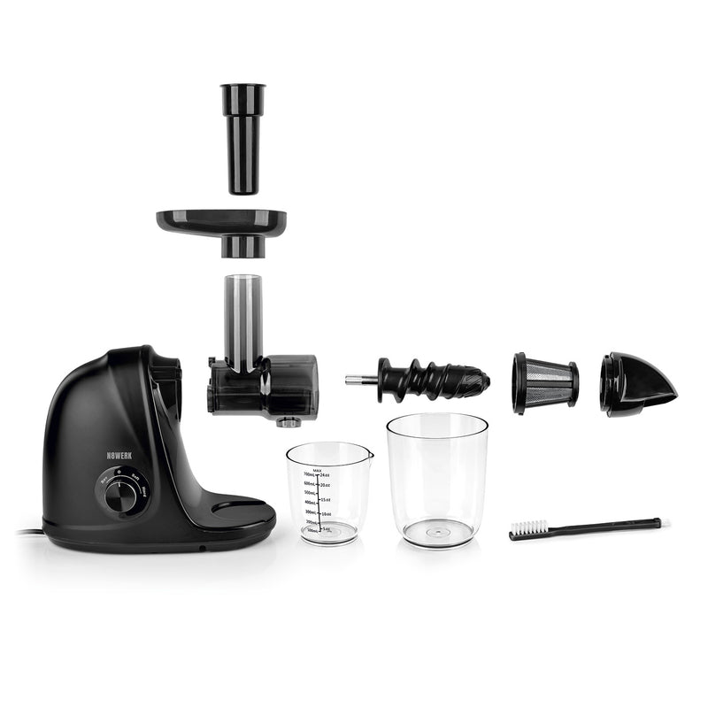 N8WERK Slow Juicer in der Midnight Black Edition