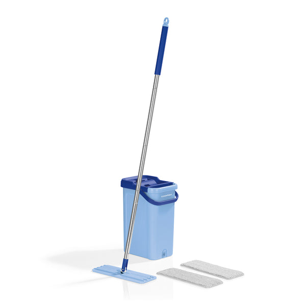 CLEANmaxx Komfort-Mopp Smart - 2 Kammern-System - blau