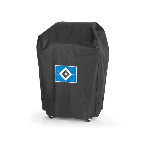 HSV Wetterschutzhaube M - schwarz mit Logo, robust, wasserdicht, atmungsaktiv und kältebeständig bis -20 Grad.
