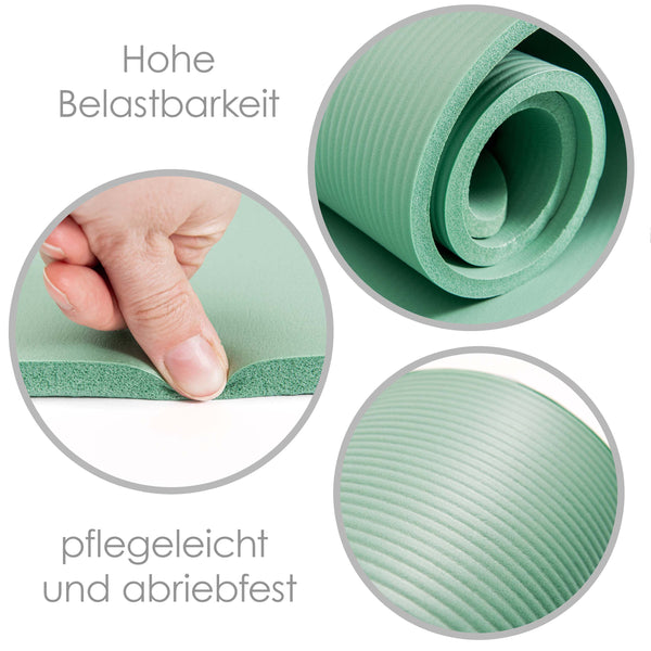 DoYourFitness Yogamatte Amisha - 183 x 61 x 1,2 cm - Türkis