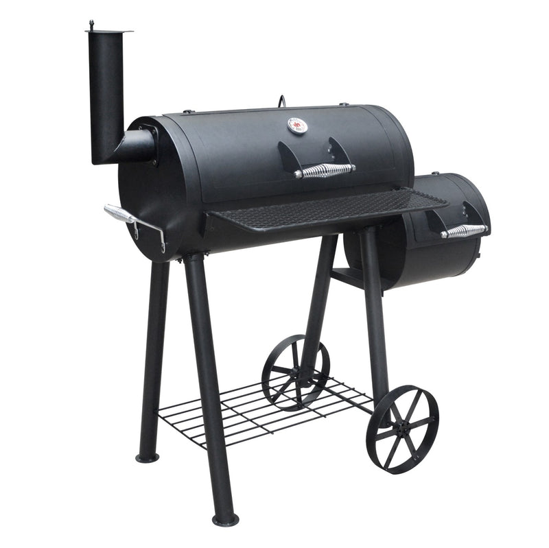 GRILLCHEF Smoker - 112 cm - schwarz