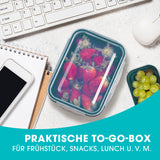 GOURMETmaxx Frischhaltedosen Klick-it 14-tlg. - smaragd/transparent