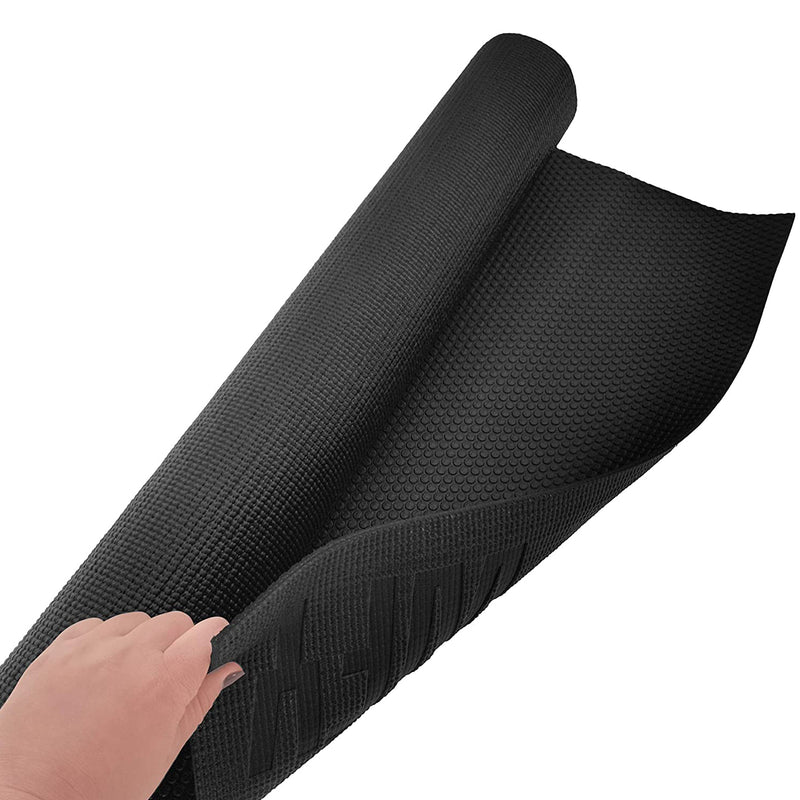 DoYourYoga Yogamatte Kirana - 183 x 61 x 0,4 cm - Schwarz