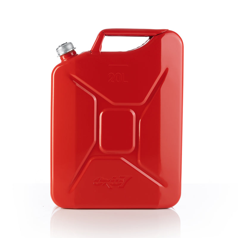Oxid7 Metall-Kraftstoffkanister mit Schraubverschluss - 20 Liter - Rot