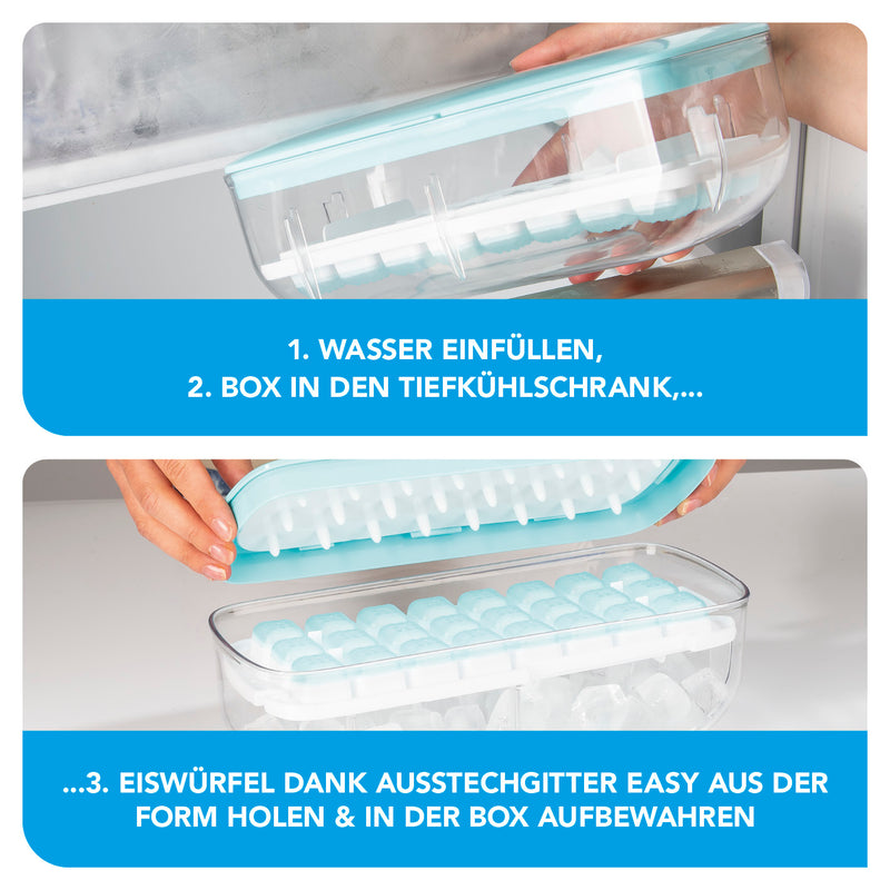 eiswürfel aufbewahren GOURMETmaxx Eiswürfelbehälter
