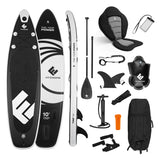 FitEngine Trip SUP-Board Set (Allrounder) - 10'- inkl. Kajak-Sitz