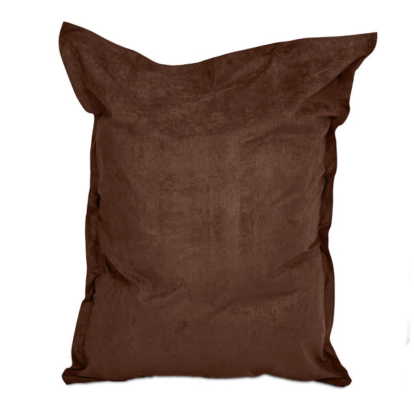 LUMALAND XXL Microvelours Sitzsack Braun 380L Füllung 140x180 cm wasserfest gemütlich für Indoor und Outdoor Nutzung