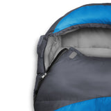 Where Tomorrow Camping Schlafsack Classic - Mumienschlafsack mit Tasche - 230 x 80 x 55 cm - Blau