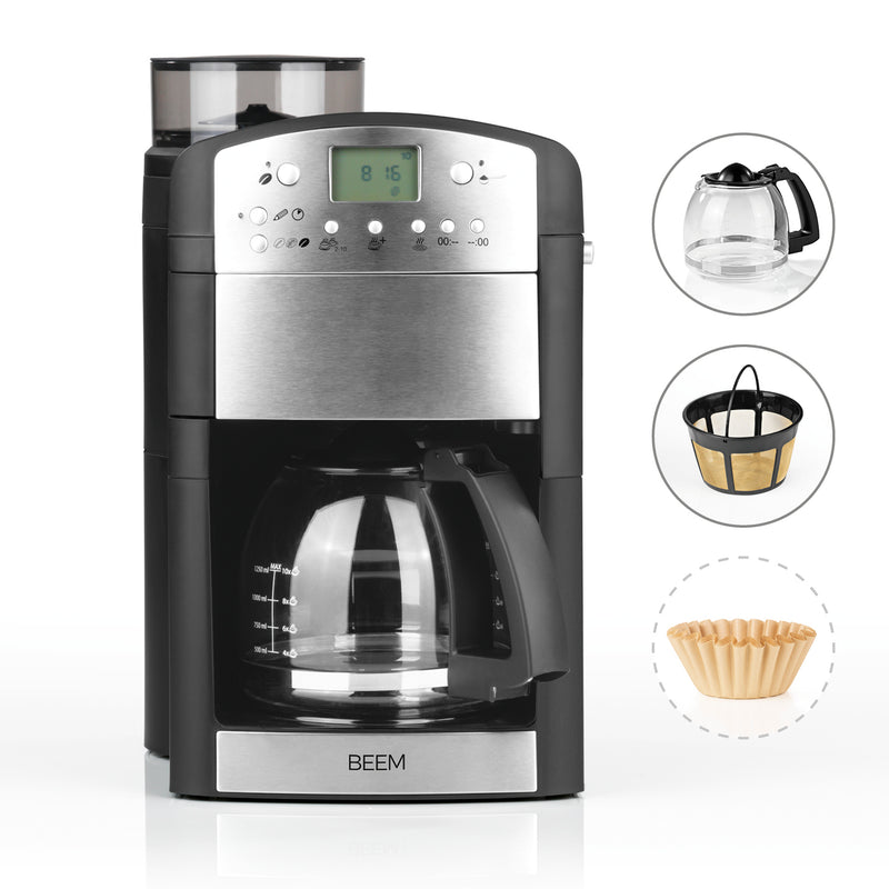 BEEM Kaffeemaschine Fresh-Aroma-Perfect Glas