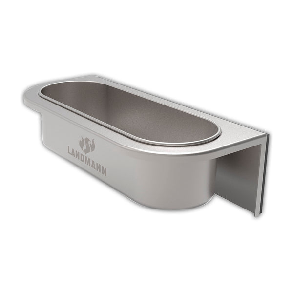 LANDMANN Magnet Saucenhalter aus Edelstahl mit starkem Magnet, für bis zu 3 Saucenflaschen, ideal für Grill und Küche.