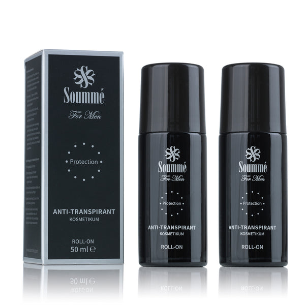 Soummé Antitranspirant Protection Roll-On for Men - 2er-Set