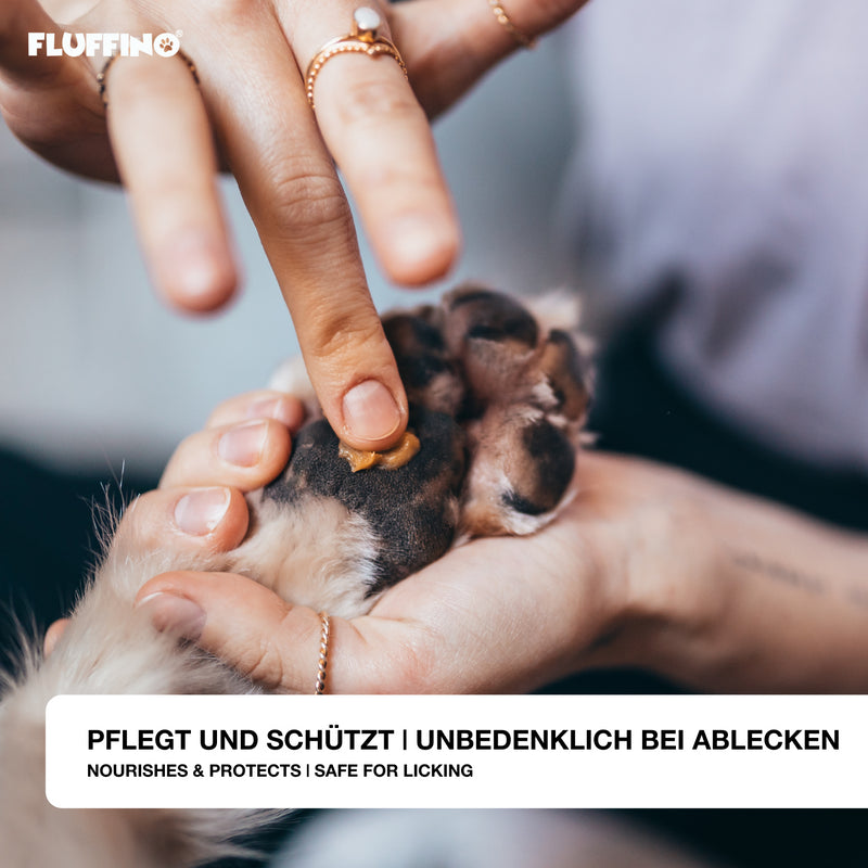 FLUFFINO® Pfotenbalsam - 50 ml - 100% natürlicher Pfotenschutz