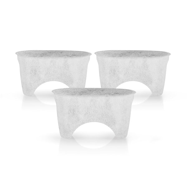 yucona Wasserfilter Nachfüllset - 3er-Set Filtertaschen aus Vlies zur Reduzierung von Kalk, Chlor und Metallen im Trinkwasserfilter-System@home.