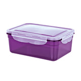 GOURMETmaxx Frischhaltedosen Klick-it - 14-tlg. - lila/transparent