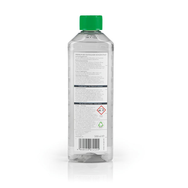 BEEM PREMIUM Bio Entkalker Konzentrat - 0,5 l zur schonenden, umweltverträglichen Reinigung von Kaffeemaschinen und Elektrogeräten.