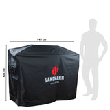 LANDMANN Wetterschutzhaube Premium - 62x148x120cm - schwarz