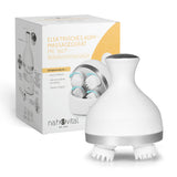 nah-vital elektrisches Kopfmassagegerät mit 360°-Rotationsmassage, 4 Massageköpfen, kabellos und wiederaufladbar für entspannende Wellnessmomente