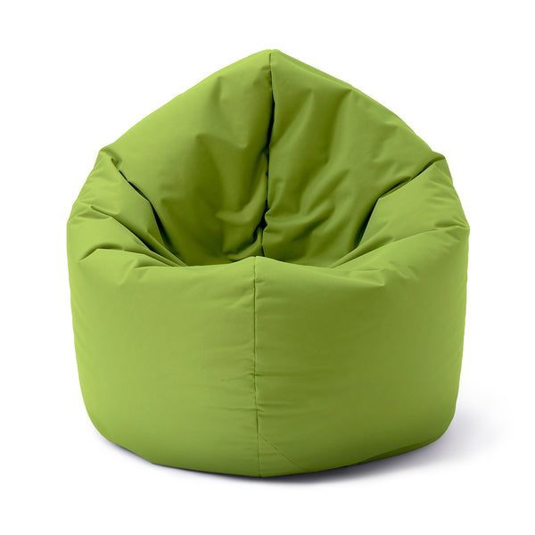 LUMALAND Sitzsack Drops (300 L) in Grün, multifunktional für Innen & Außen, langlebig, leicht, mit hochwertiger EPS-Füllung.