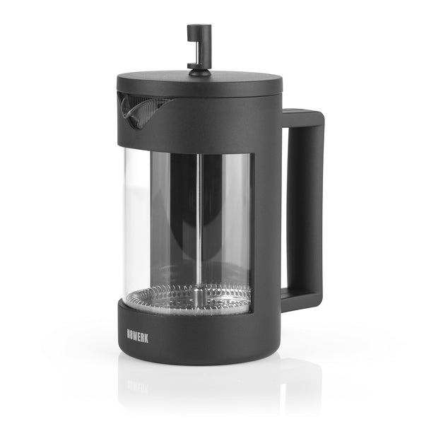 N8WERK Kaffeebereiter Edelstahl Coffee-Press-System - 800 ml - Midnight Edition